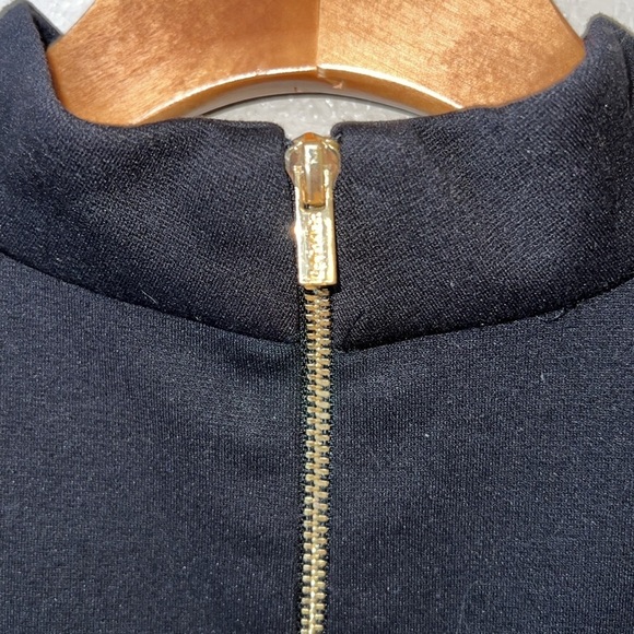 Women’s Calvin Klein Sheath Dress Keyhole Neck Back Zip Womens sz 8 Black - Picture 5 of 6